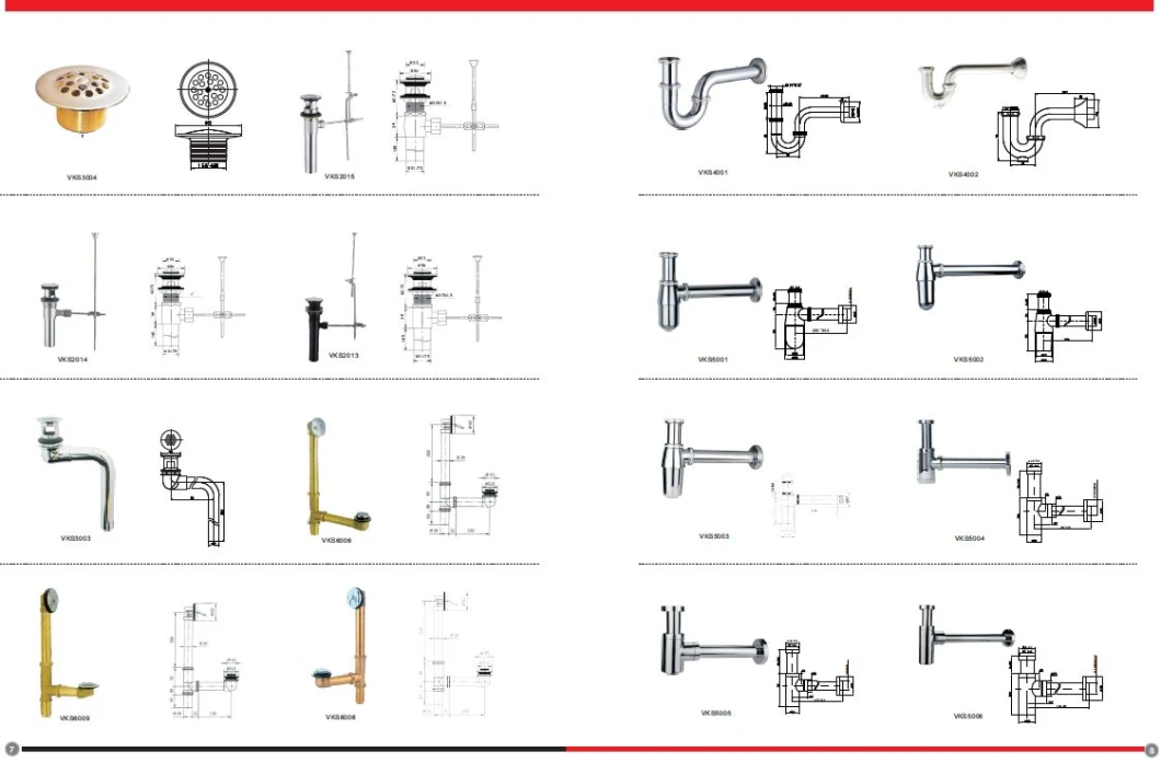 Bath and Basin Spare Parts Brass Plug for Pop up Drainer Waste (ALPJ0036)