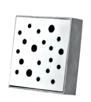 Pd-3668s acessórios de banheiro 100mm*100mm ralo de piso de aço inoxidável